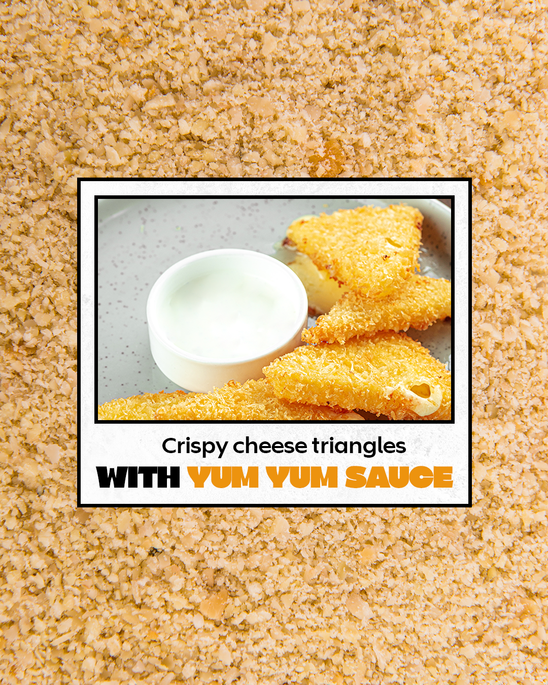Crispy Cheese Triangles with Yum Yum Sauce