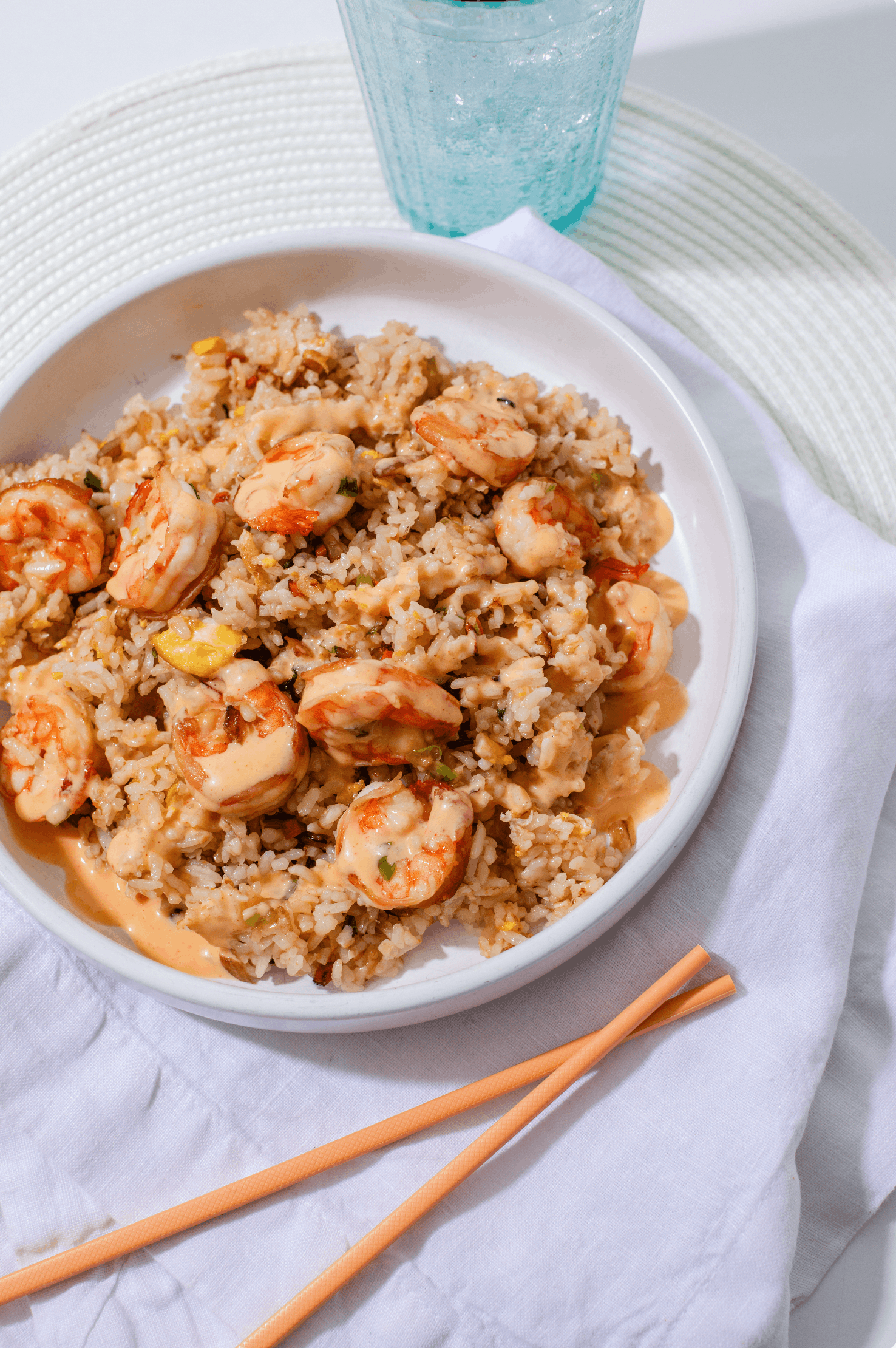 Shrimp Fried Rice with Terry Ho’s Yum Yum Sauce