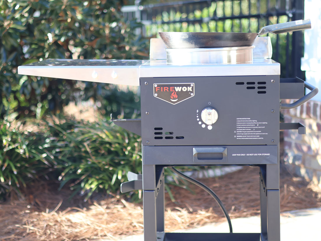FIREWOK, The FIRST multi-use Outdoor Wok and Commercial Burner Cooking Station!