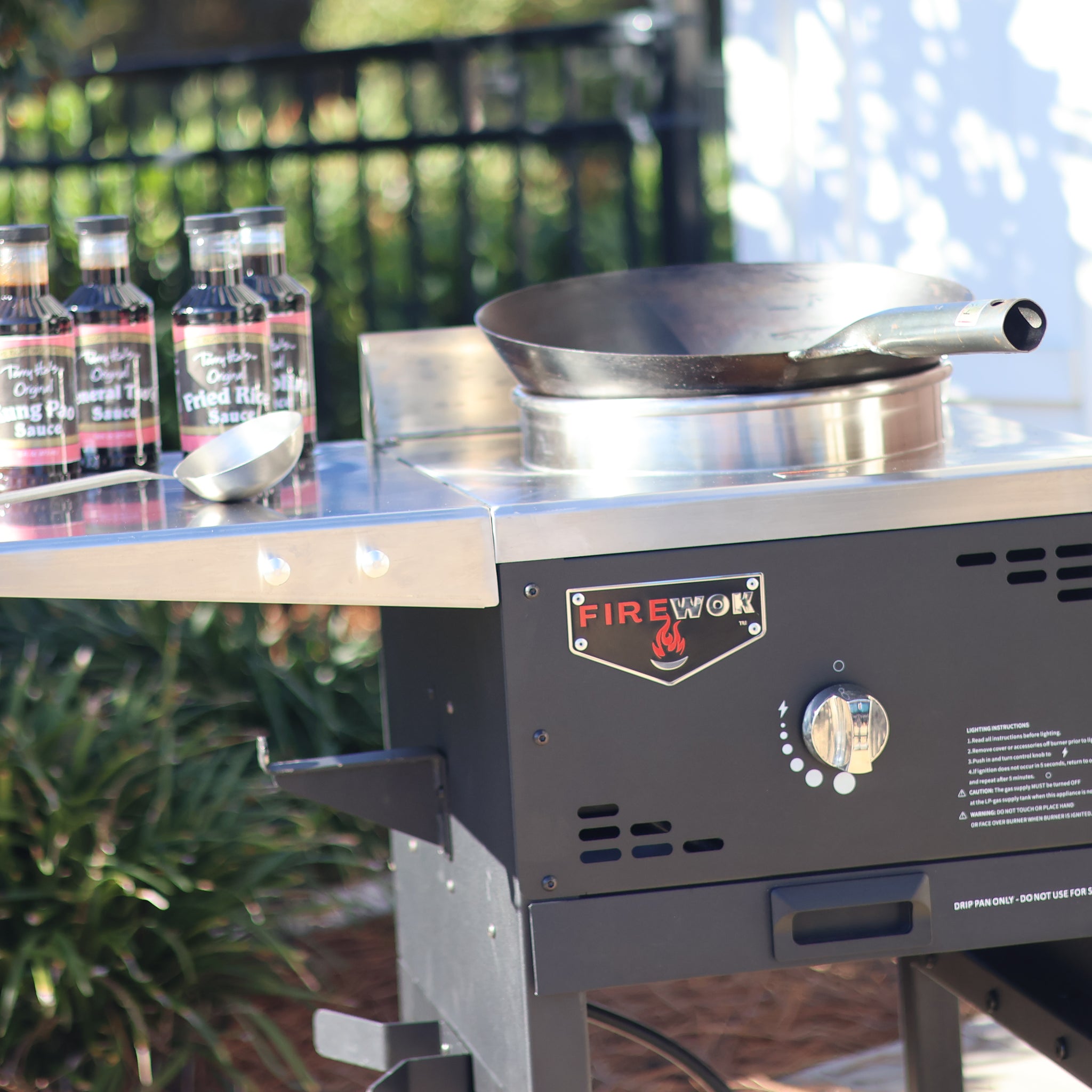 FIREWOK, The FIRST multi-use Outdoor Wok and Commercial Burner Cooking Station!